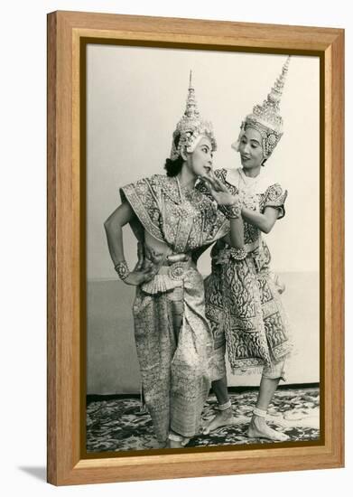 Siamese Temple Dancers-null-Framed Stretched Canvas