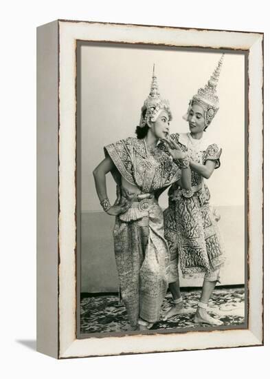 Siamese Temple Dancers-null-Framed Stretched Canvas