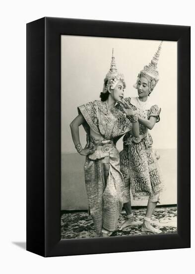 Siamese Temple Dancers-null-Framed Stretched Canvas