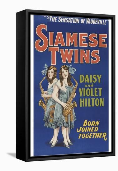 Siamese Twins-null-Framed Stretched Canvas