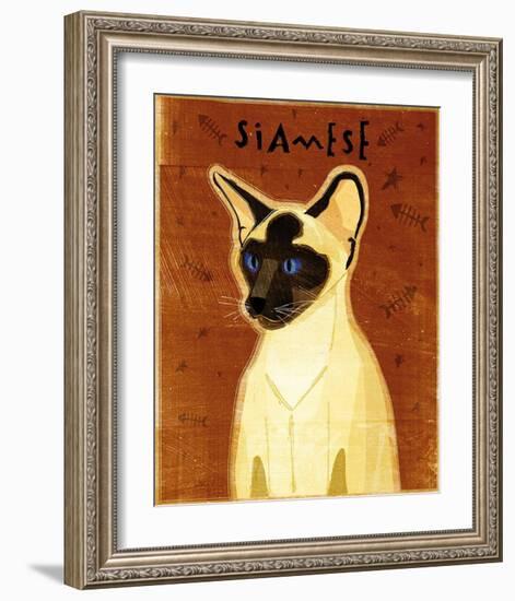 Siamese-John Golden-Framed Art Print