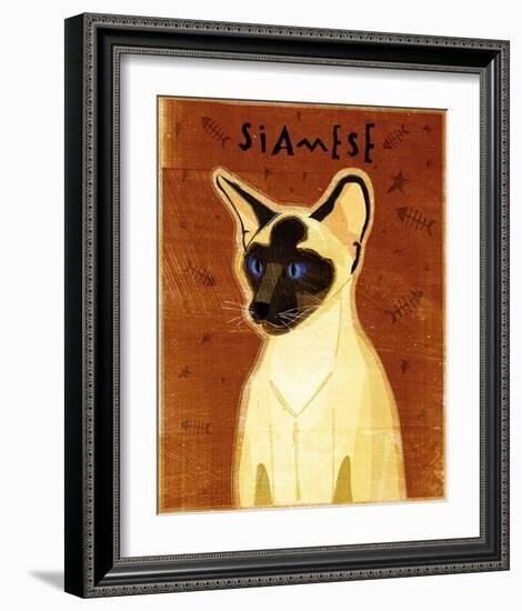 Siamese-John Golden-Framed Art Print