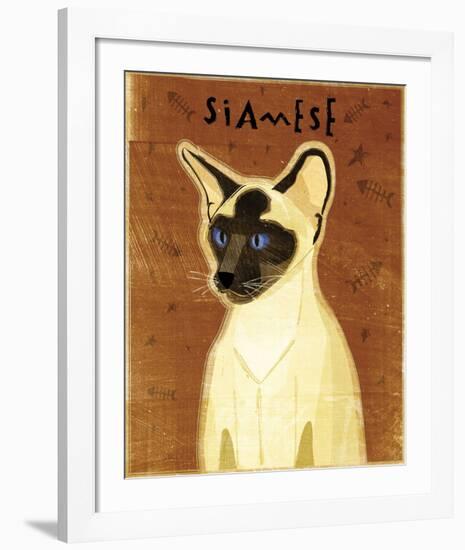 Siamese-John W^ Golden-Framed Art Print