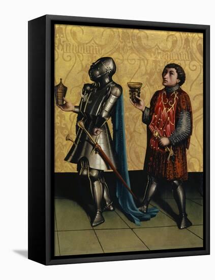 Sibbecai and Benaiah from the Heilspiegel Altarpiece, c.1435-Konrad Witz-Framed Premier Image Canvas