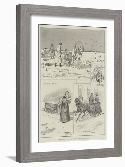 Siberia in Winter-Frederick Pegram-Framed Giclee Print