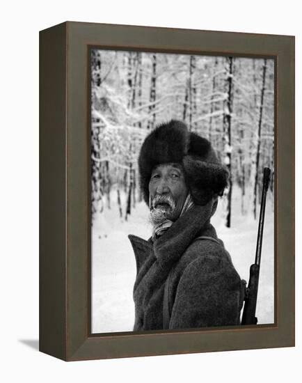 Siberian Hunter, 1972-Mario de Biasi-Framed Premier Image Canvas