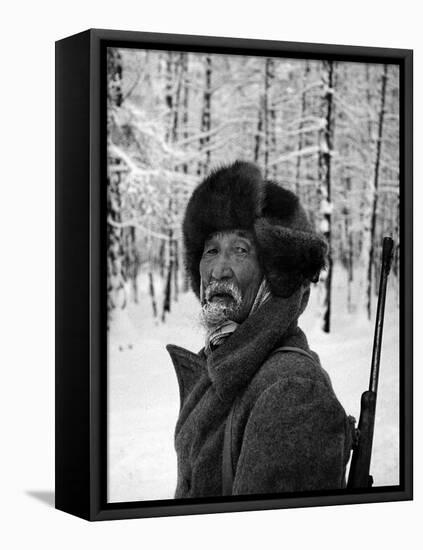 Siberian Hunter, 1972-Mario de Biasi-Framed Premier Image Canvas