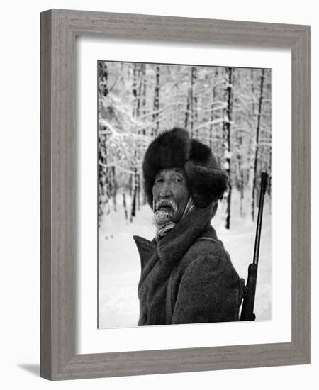 Siberian Hunter, 1972-Mario de Biasi-Framed Giclee Print