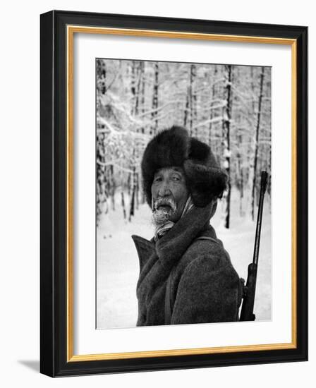 Siberian Hunter, 1972-Mario de Biasi-Framed Giclee Print