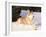 Siberian Husky Resting in Snow, USA-Lynn M. Stone-Framed Photographic Print