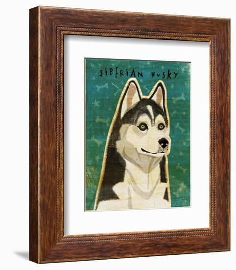 Siberian Husky-John W^ Golden-Framed Art Print