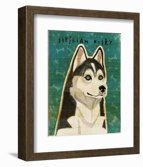 Siberian Husky-John W^ Golden-Framed Art Print