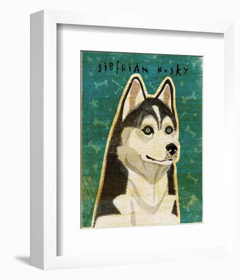 Siberian Husky-John W^ Golden-Framed Art Print