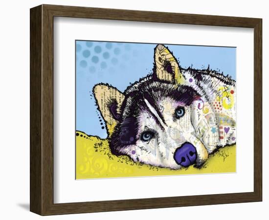 Siberian Husky-Dean Russo-Framed Giclee Print