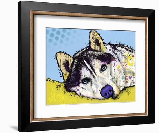 Siberian Husky-Dean Russo-Framed Giclee Print