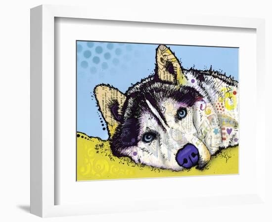 Siberian Husky-Dean Russo-Framed Giclee Print