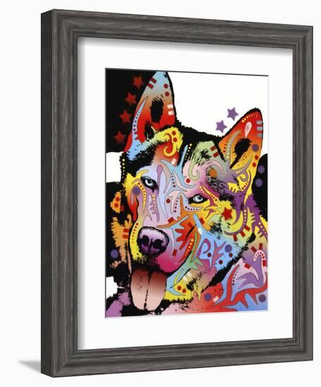 Siberian Husky-Dean Russo-Framed Giclee Print