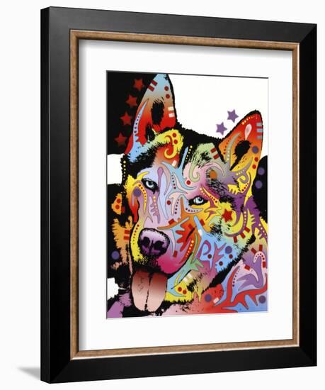 Siberian Husky-Dean Russo-Framed Giclee Print