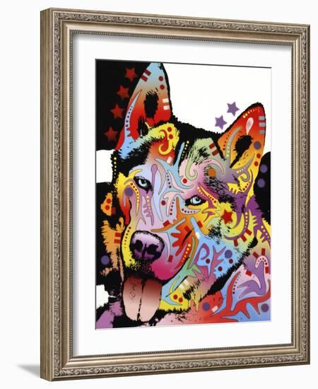 Siberian Husky-Dean Russo-Framed Giclee Print