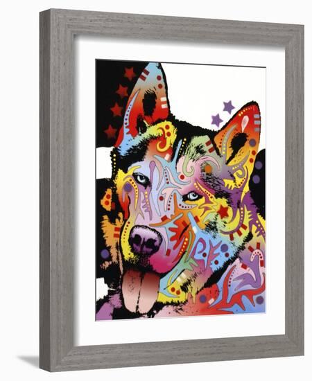 Siberian Husky-Dean Russo-Framed Giclee Print