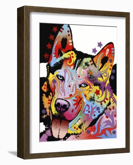 Siberian Husky-Dean Russo-Framed Giclee Print