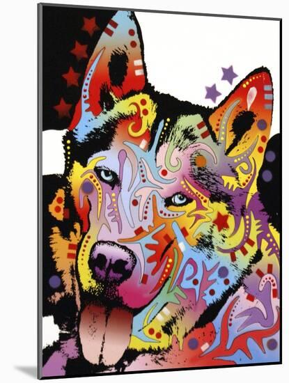 Siberian Husky-Dean Russo-Mounted Giclee Print