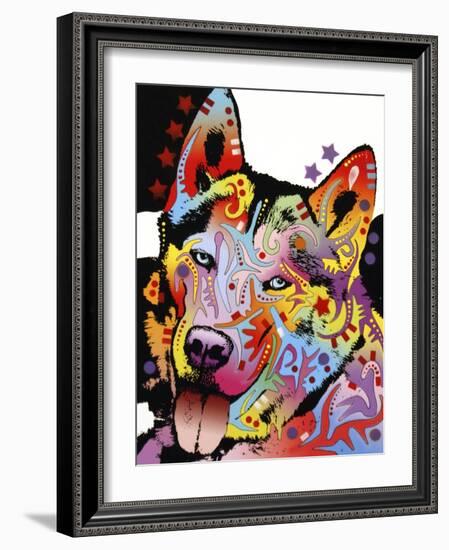 Siberian Husky-Dean Russo-Framed Giclee Print