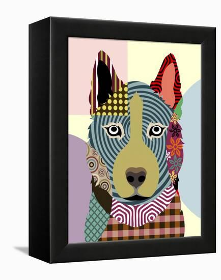 Siberian Husky-Lanre Adefioye-Framed Premier Image Canvas