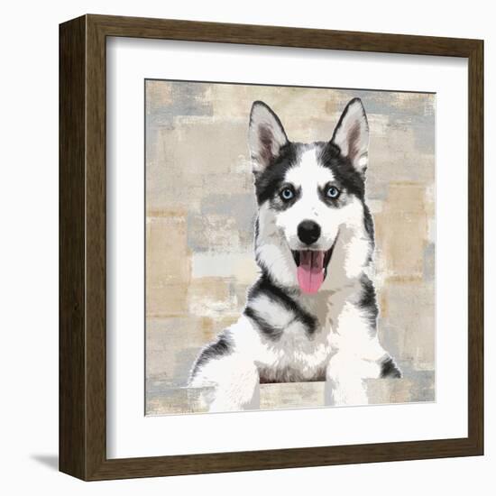 Siberian Husky-Keri Rodgers-Framed Art Print