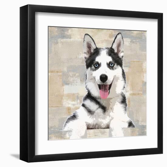 Siberian Husky-Keri Rodgers-Framed Art Print