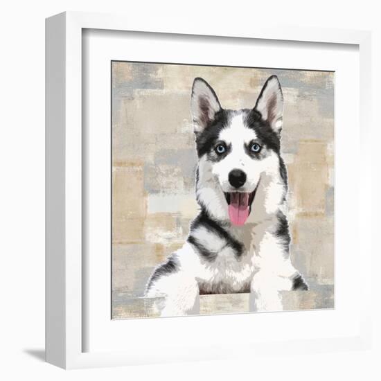 Siberian Husky-Keri Rodgers-Framed Art Print