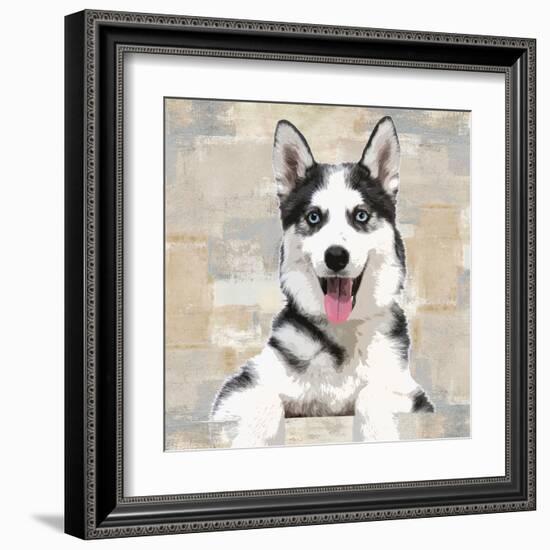 Siberian Husky-Keri Rodgers-Framed Art Print