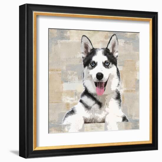 Siberian Husky-Keri Rodgers-Framed Art Print