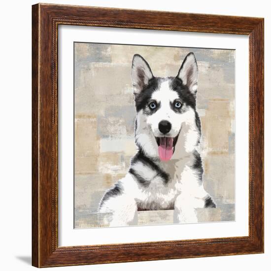 Siberian Husky-Keri Rodgers-Framed Art Print