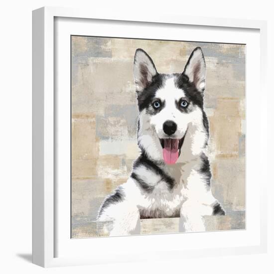 Siberian Husky-Keri Rodgers-Framed Art Print