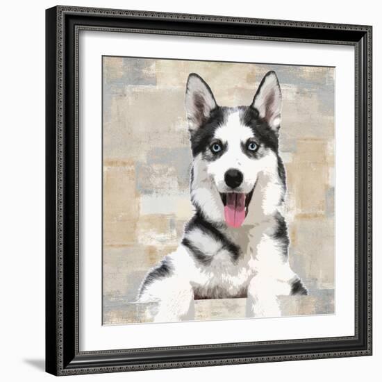 Siberian Husky-Keri Rodgers-Framed Art Print