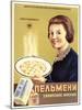 Siberian Meat - Pelmeni - Meat Stuffed in Pastry-null-Mounted Art Print