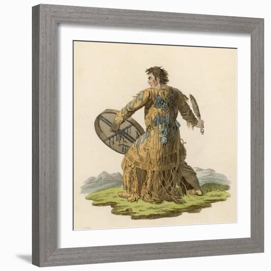 Siberian Shaman-null-Framed Art Print