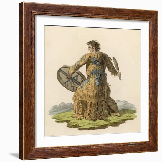 Siberian Shaman-null-Framed Art Print