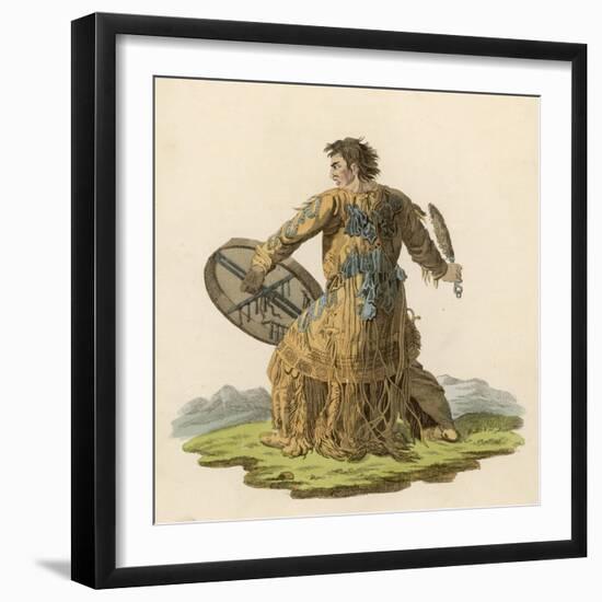 Siberian Shaman-null-Framed Art Print