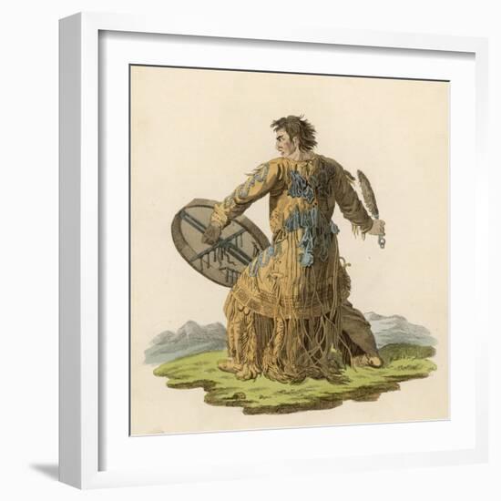 Siberian Shaman-null-Framed Art Print