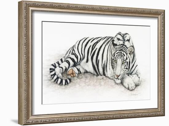 Siberian Tiger-Jan Henderson-Framed Art Print