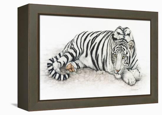 Siberian Tiger-Jan Henderson-Framed Stretched Canvas