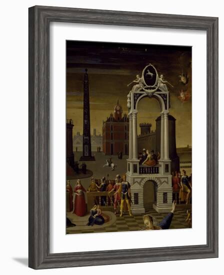 Sibyl of Tibur, Circa 1586-Antoine Caron-Framed Giclee Print