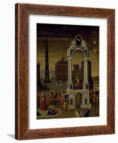 Sibyl of Tibur, Circa 1586-Antoine Caron-Framed Giclee Print