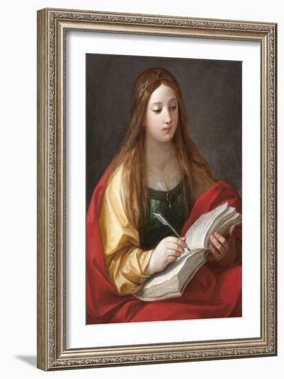 Sibylle - Sibyl Par Reni, Guido (1575-1642). Oil on Canvas, , Musei Di Strada Nuova, Genoa-Guido Reni-Framed Giclee Print