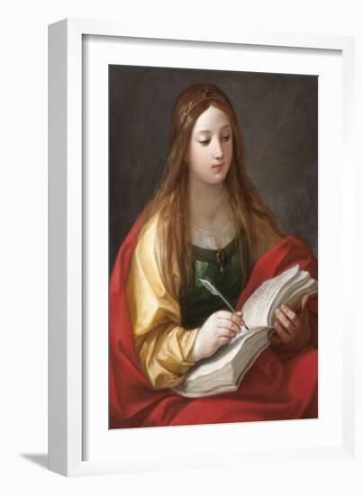 Sibylle - Sibyl Par Reni, Guido (1575-1642). Oil on Canvas, , Musei Di Strada Nuova, Genoa-Guido Reni-Framed Giclee Print