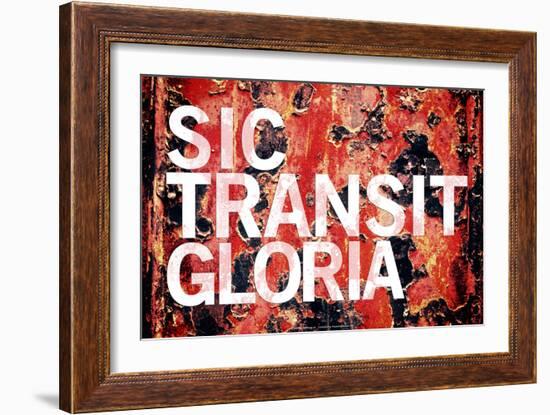 Sic Transit Gloria-null-Framed Photo