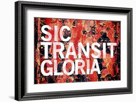 Sic Transit Gloria-null-Framed Photo