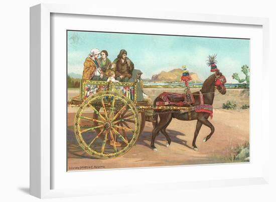 Sicilian Cart, Palermo, Italy-null-Framed Art Print